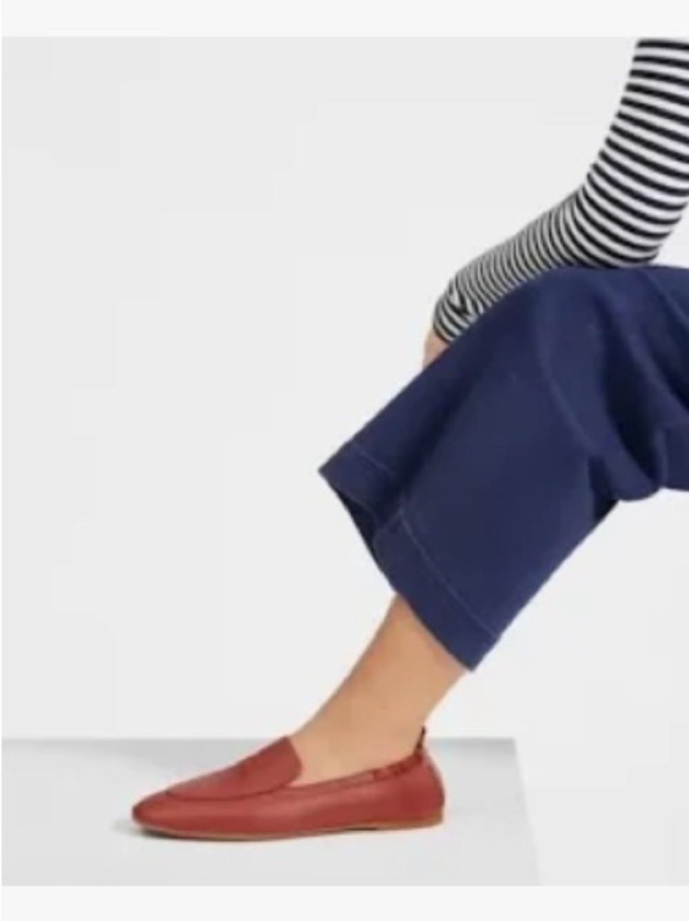 Everlane women the DayLoafers made in Italy Dark Rose color